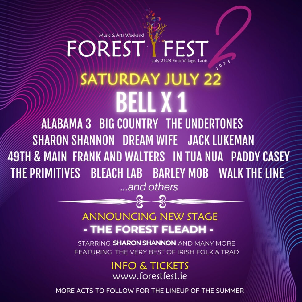 Forest Fest daybyday lineup sneak preview Forest Fest