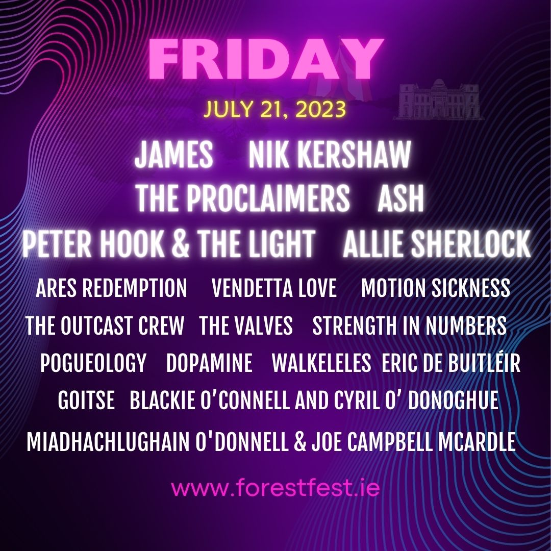 Forest Fest Friday Lineup